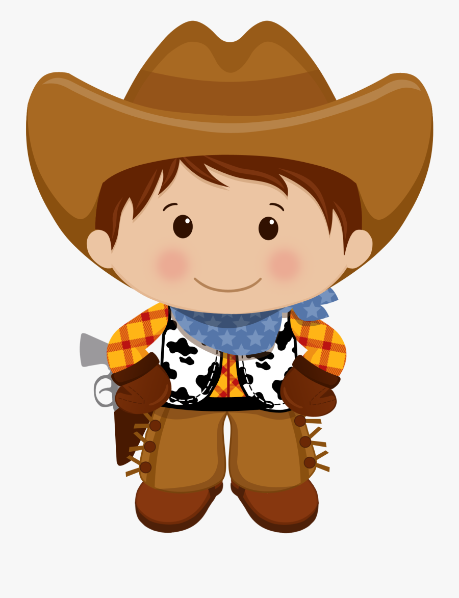Clip Art Cowboy Desenho Png - Cowboy Cute Png, Transparent Clipart