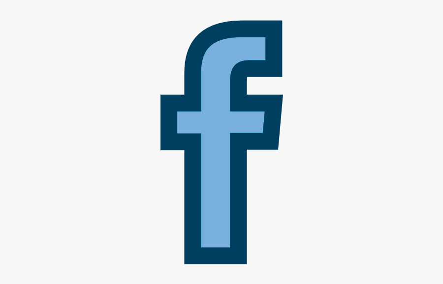 Facebook - Cross, Transparent Clipart