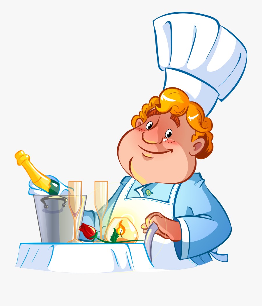 Food Restaurant Clip Art - Chef Restaurant Cooking Clipart Png, Transparent Clipart