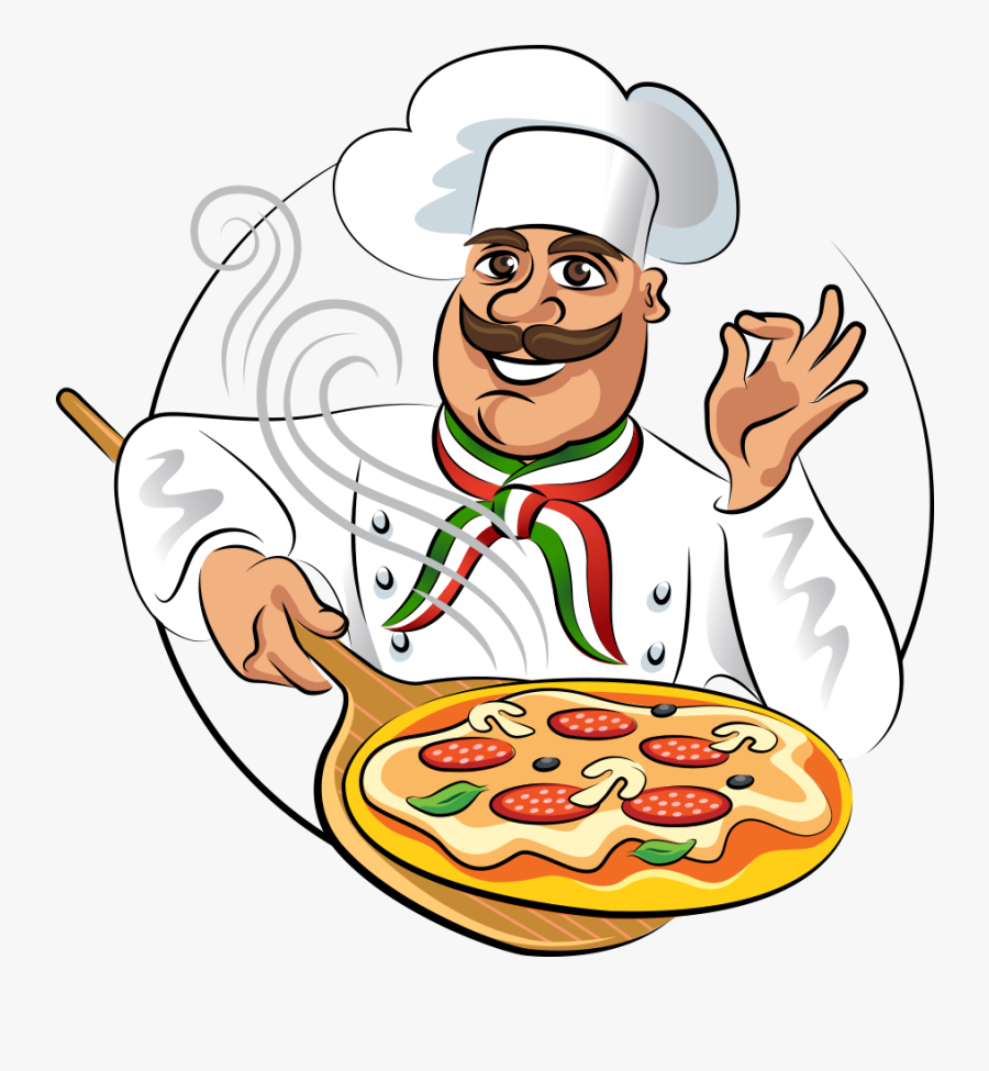 Pizza Chef Buffet Cooking - Pizza Chef Logo , Free Transparent Clipart ...