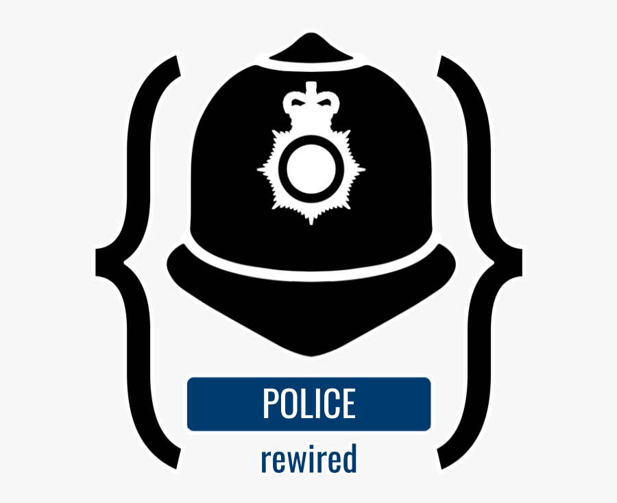 Hack The Police Logo Police Rewired Logo - Police Hat Clipart Uk, Transparent Clipart