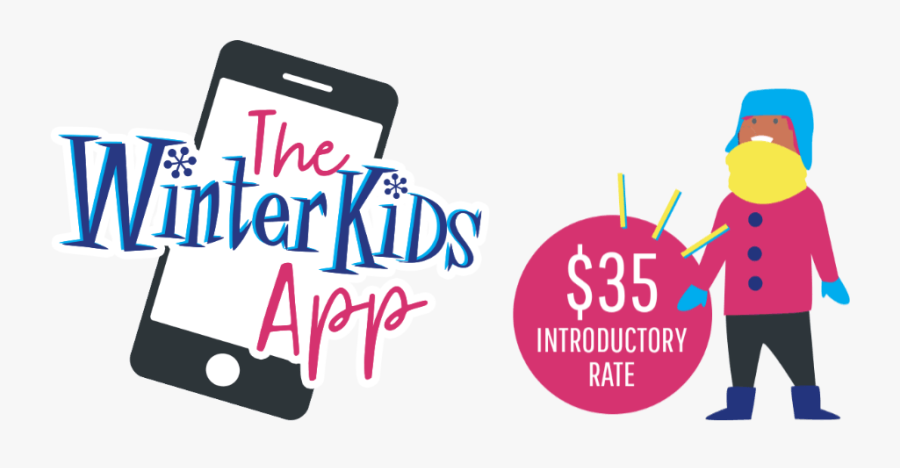 The Winterkids App 35 Introductory Rate, Transparent Clipart