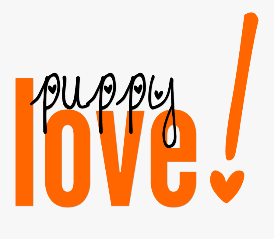 Puppy Love - Calligraphy, Transparent Clipart
