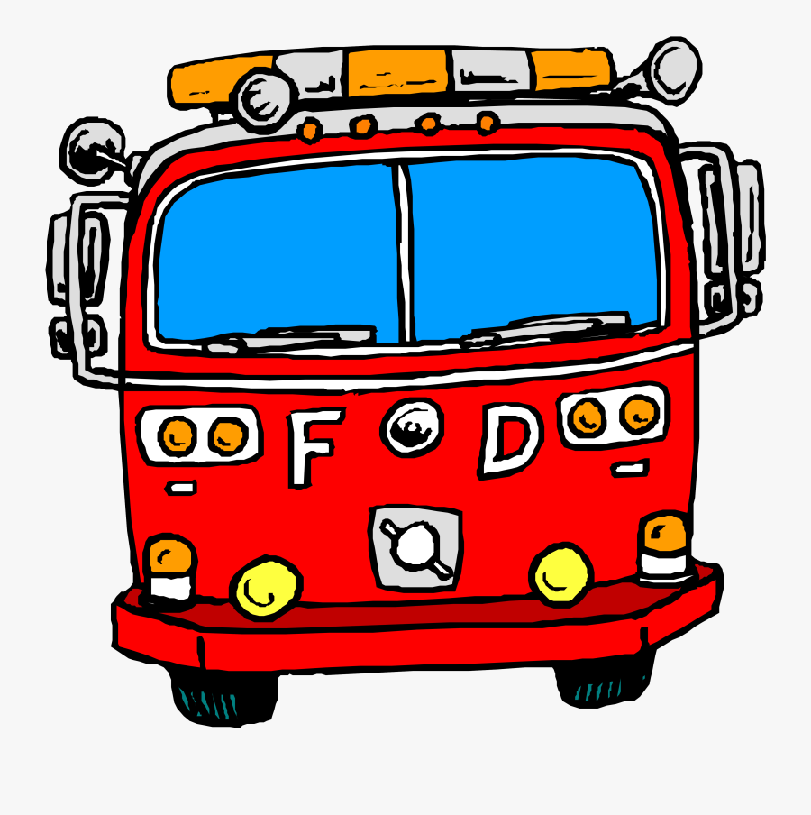 Transparent Goofy Firetruck - Fire Fighting Gif Animation, Transparent Clipart