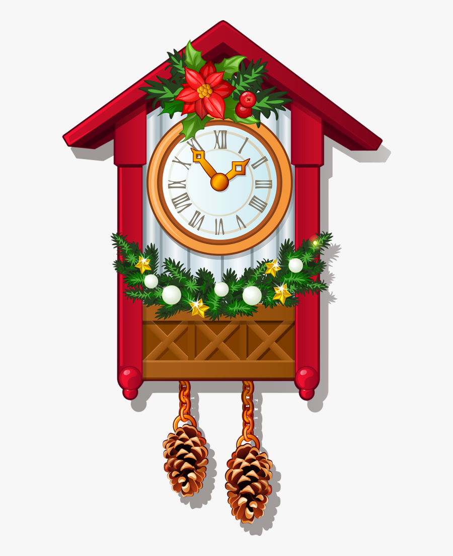 2016 Merry Christmas And Happy New Year Vector Background - Cuckoo Clock Png Clipart, Transparent Clipart