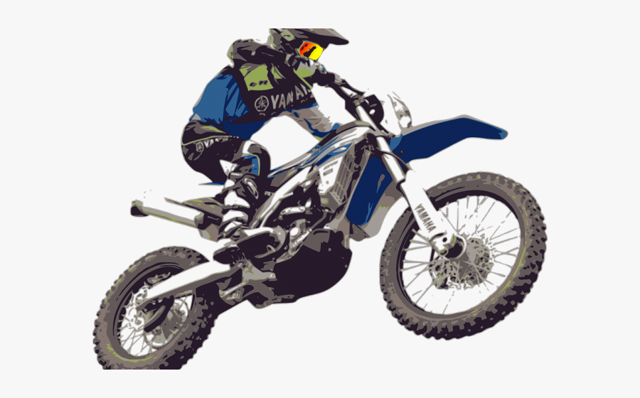 Rider Clipart Motorcycle Front - Motocross Png, Transparent Clipart