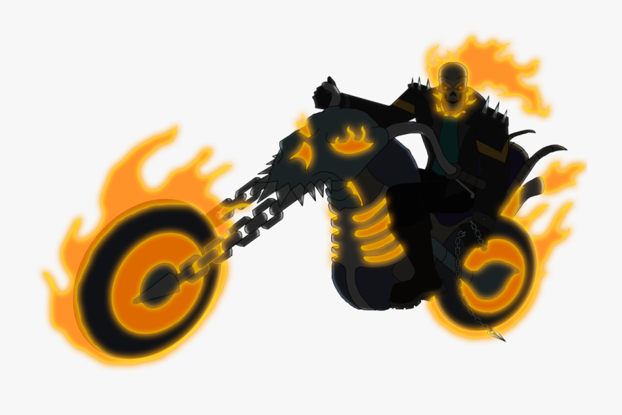 Image Result For Ghost Rider Clipart - Ghost Rider Motorcycle Png, Transparent Clipart