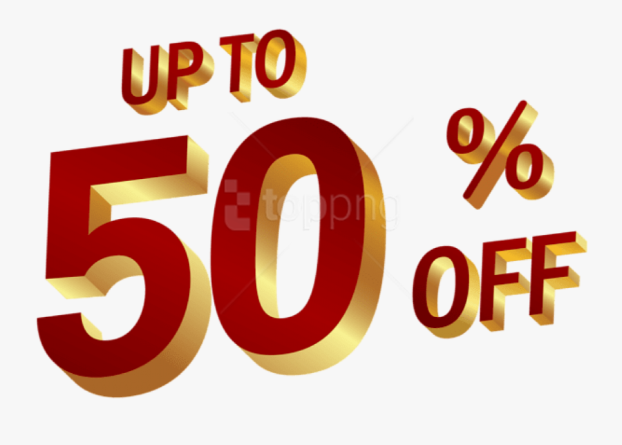 Free Png Download 50 Percent Discount Clipart Png Photo - Logo 50 Discount Png, Transparent Clipart