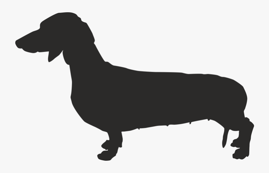 Dachshund French Bulldog Chihuahua Puppy - Sausage Dog Silhouette, Transparent Clipart