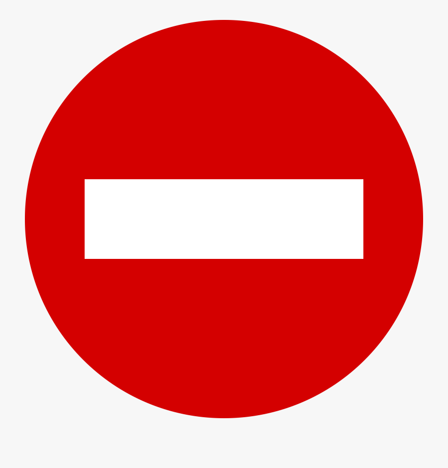 Do Not Enter - No Entry Sign Png, Transparent Clipart