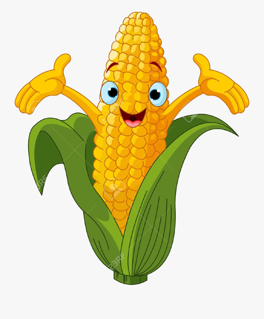Corn Sweet Clipart Free Images Transparent Png - Cartoon Vegetables Clipart, Transparent Clipart