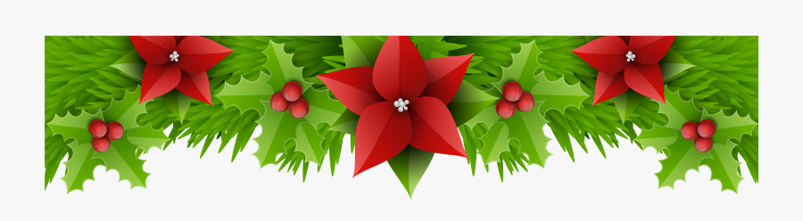 Christmas Decorations Clipart Borders Png , Png Download - Portable Network Graphics, Transparent Clipart
