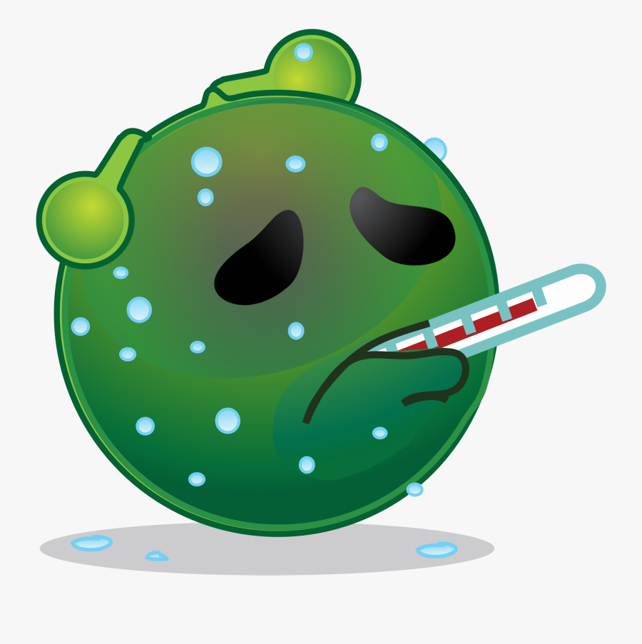 Clipart Thermometer Thermometer Fever - Sick Alien, Transparent Clipart