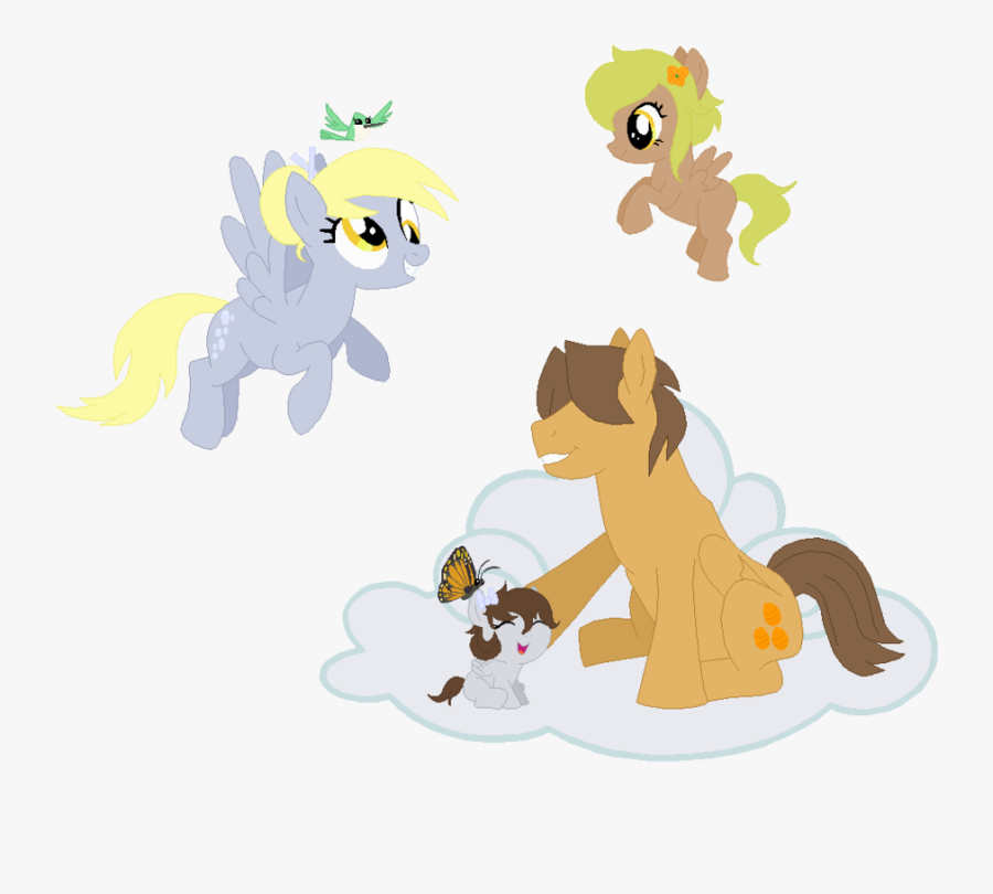 My Headcanon Family - Derpy And Hoops, Transparent Clipart