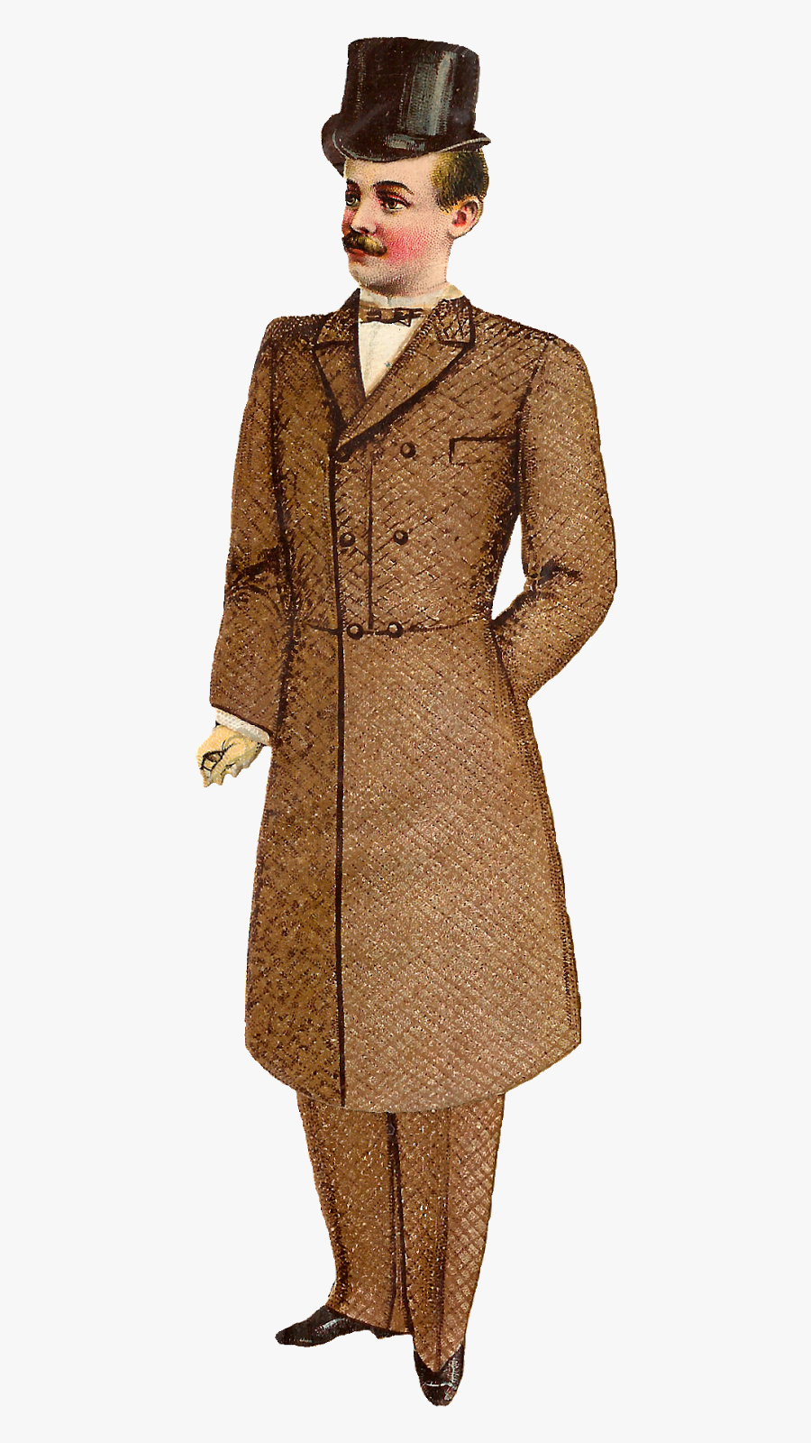 Victorian Man Transparent .png, Transparent Clipart