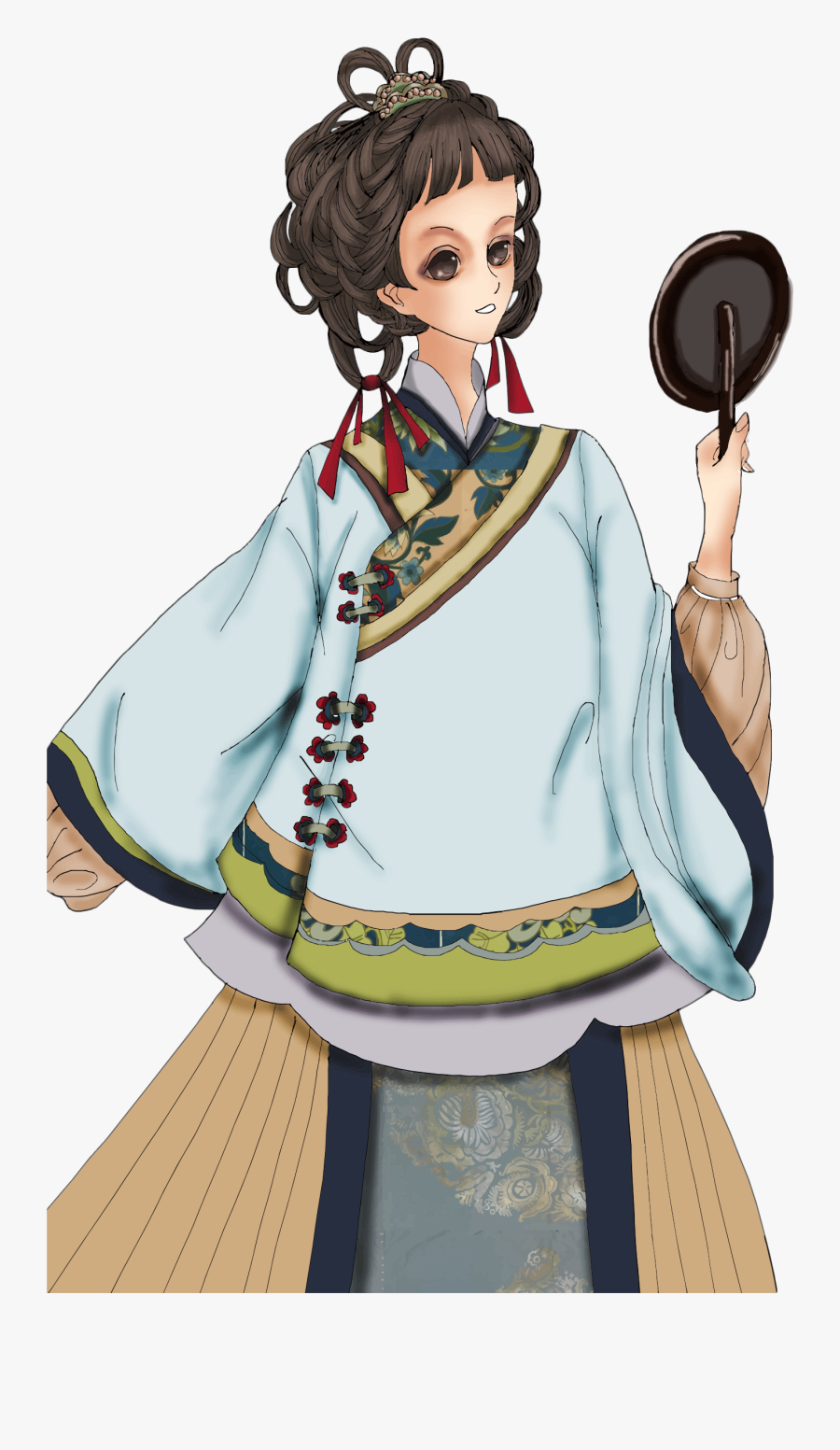 Outerwear,costume Design,figurine - Ancient China Chinese Aristocrats, Transparent Clipart