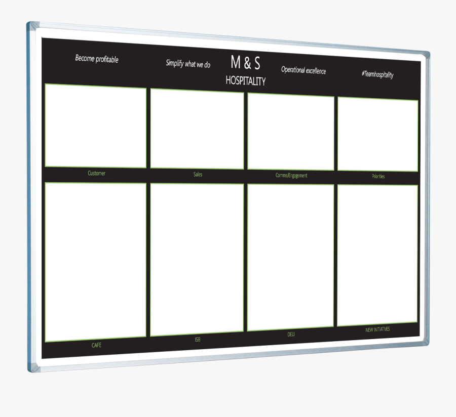 Custom Printed Planner Whiteboards - Weekly White Boards, Transparent Clipart