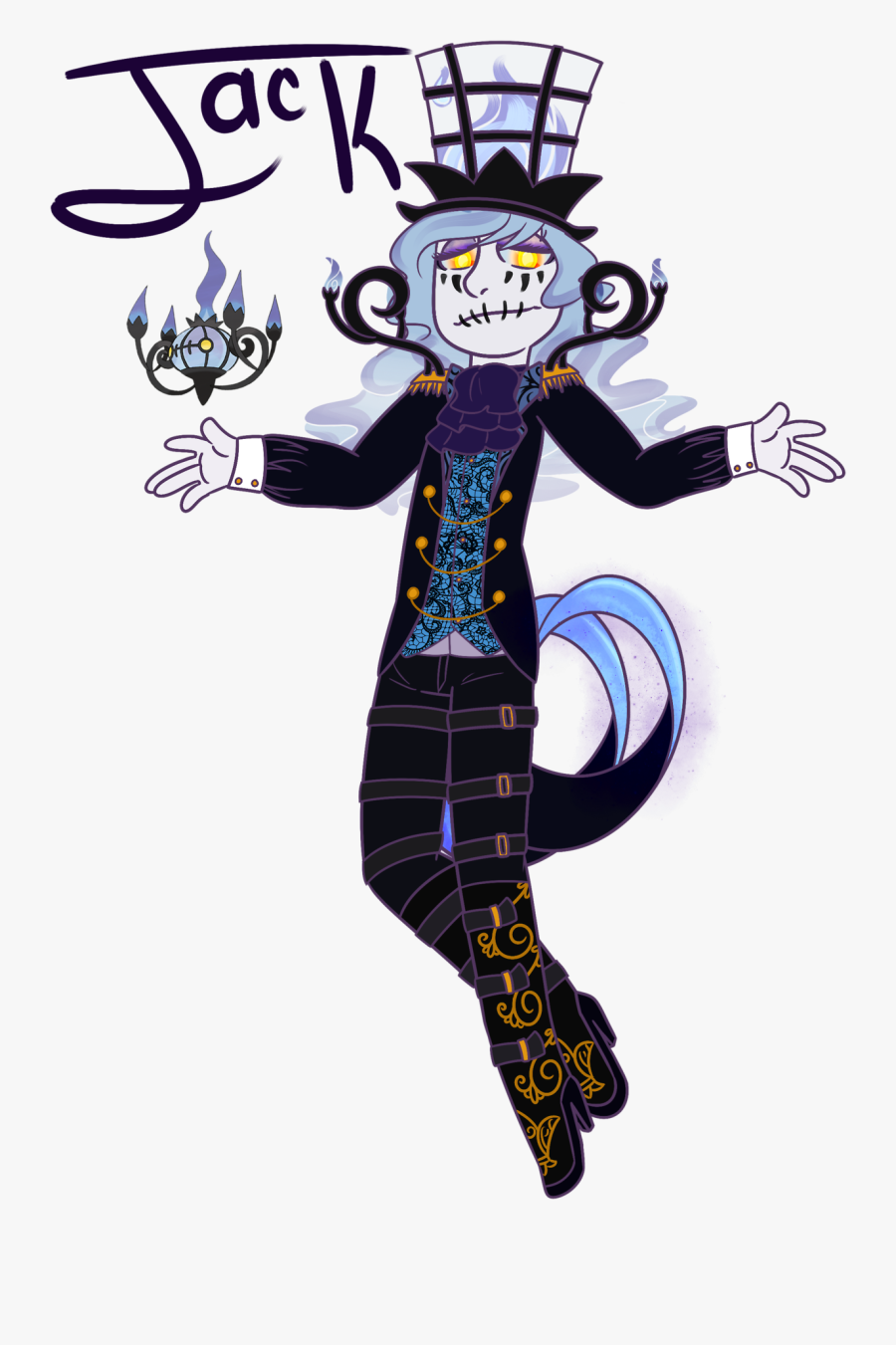 Chandelure Pokemon, Transparent Clipart