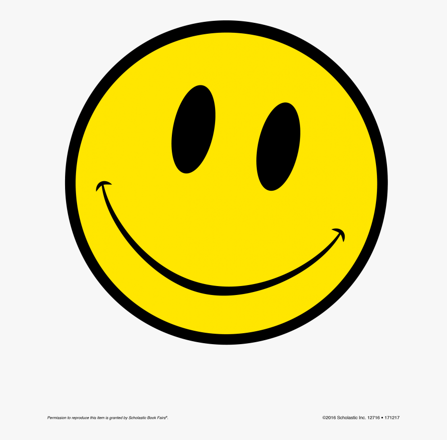 171217 Feelin" Groovy Book Fair Clip Art Smiley Face - Smiley, Transparent Clipart