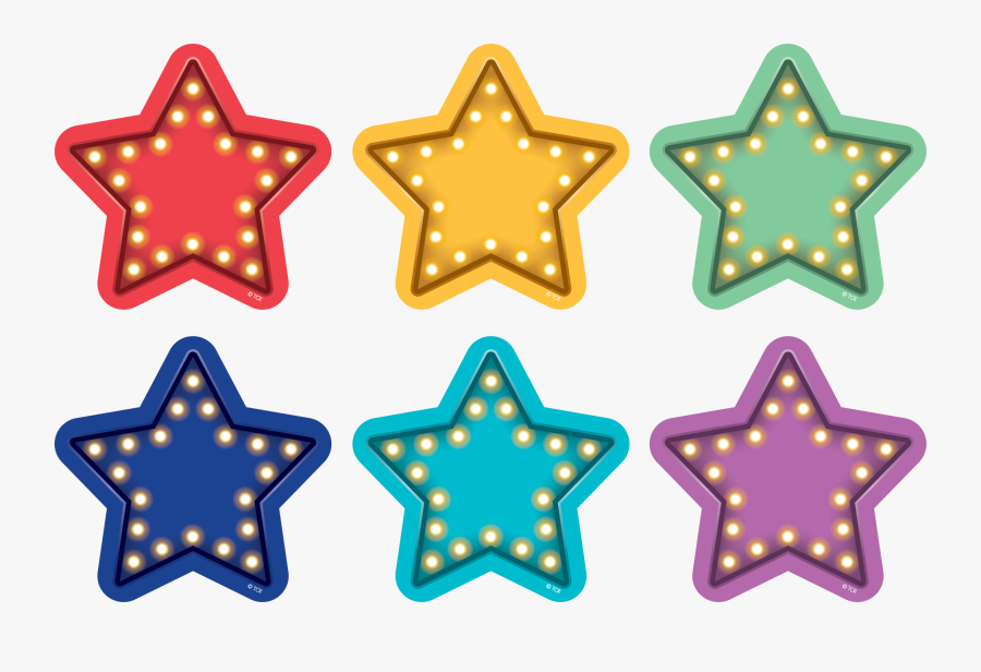 Marquee Stars Spot On Floor Markers - Marquee Stars, Transparent Clipart
