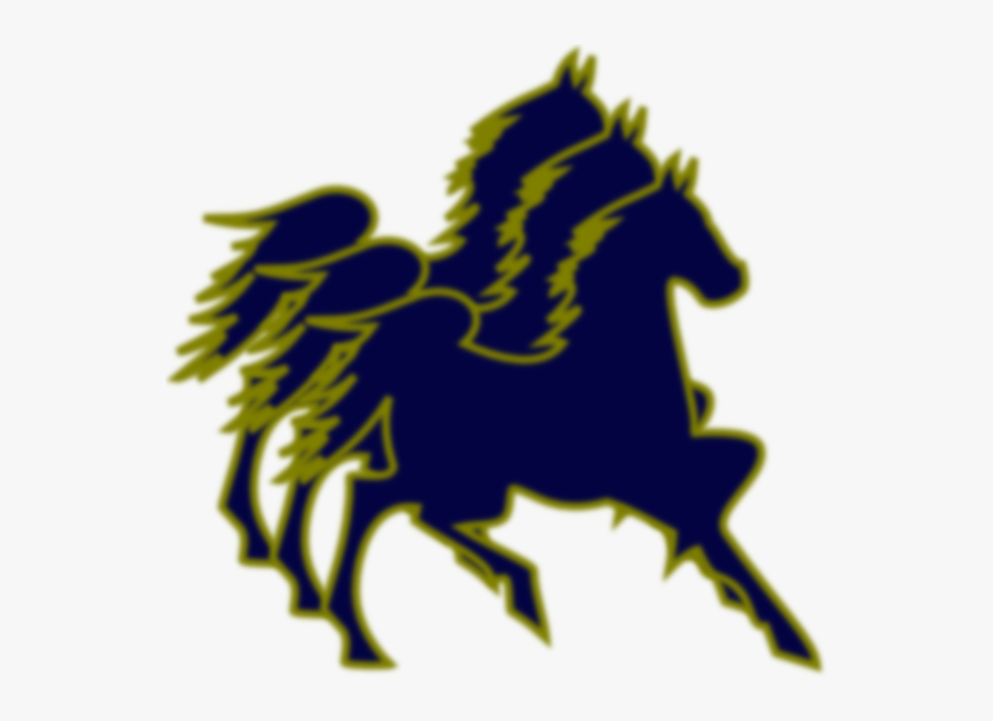 Triple Horse Logo, Transparent Clipart