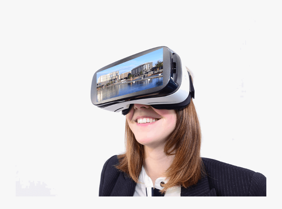 Virtual Reality Headset Playstation Vr Samsung Gear - Virtual Reality Transparent, Transparent Clipart