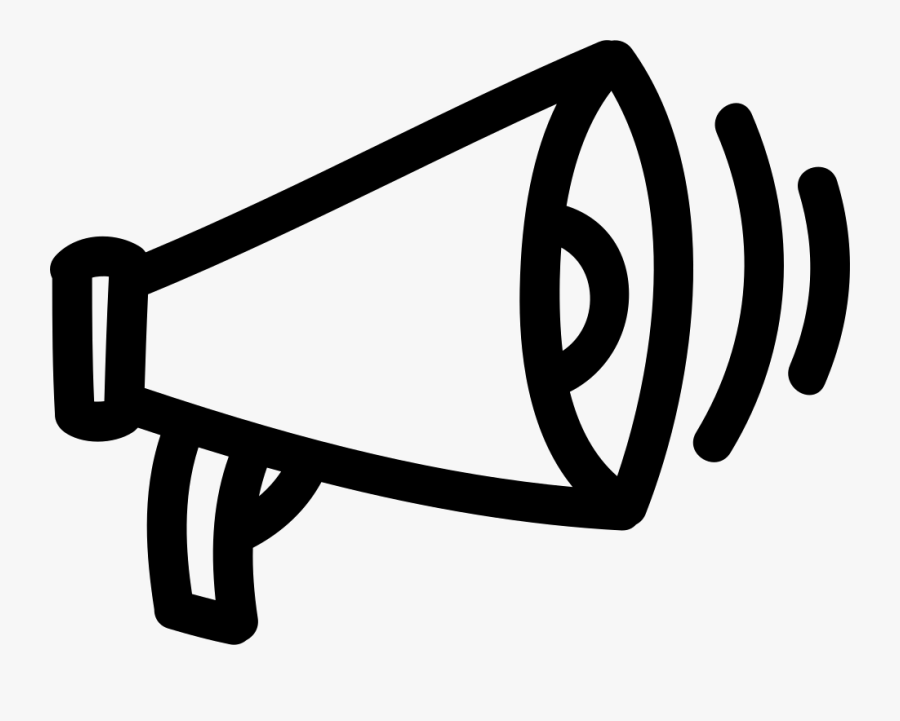 Megaphone Outline Png - Megafono Png, Transparent Clipart