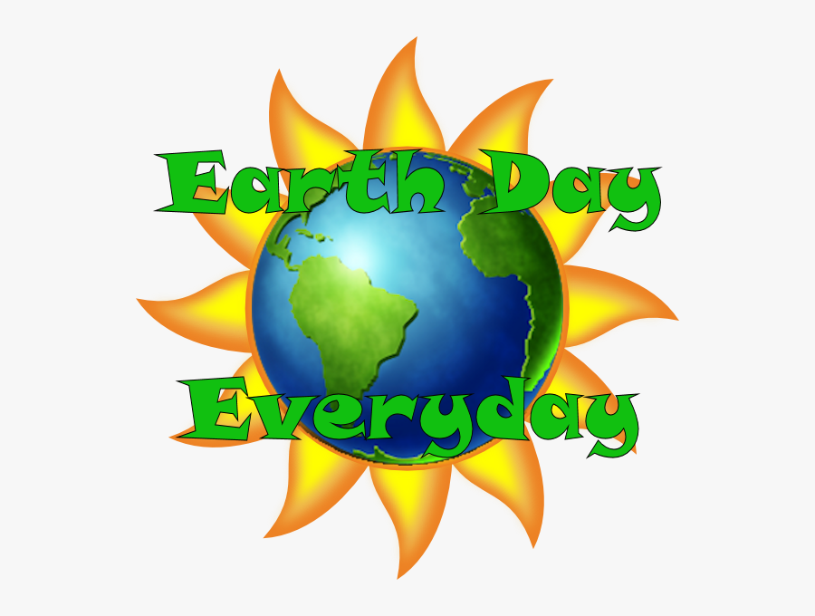 Earth Day Every Day Art, Transparent Clipart