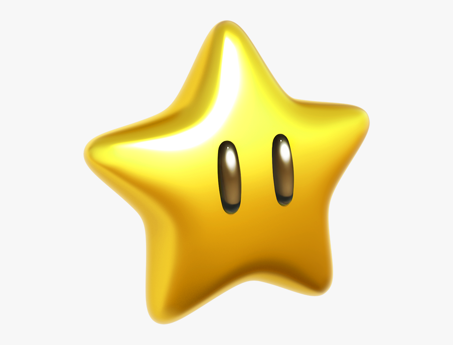 Super Mario Star Png - Super Mario Galaxy Power Star, Transparent Clipart
