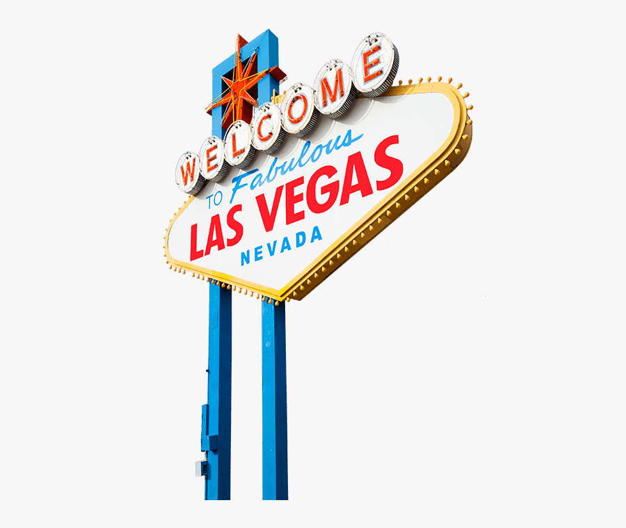 Welcome To Las Vegas Sign, Transparent Clipart