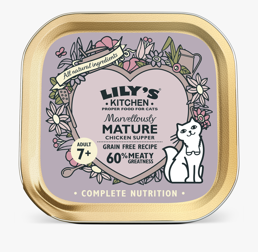 Lily's Kitchen Cat Mature, Transparent Clipart