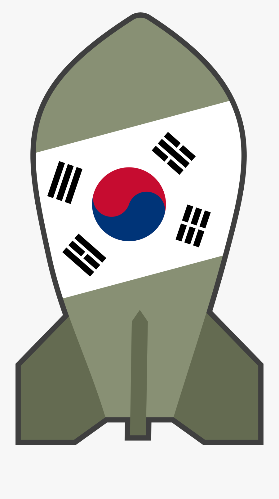 Korean Clipart - South Korea Flag Transparent, Transparent Clipart