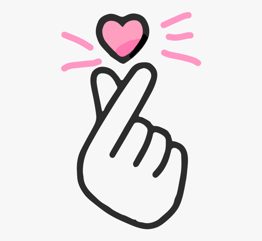 Transparent Human Heart Png - Transparent Finger Heart Png, Transparent Clipart