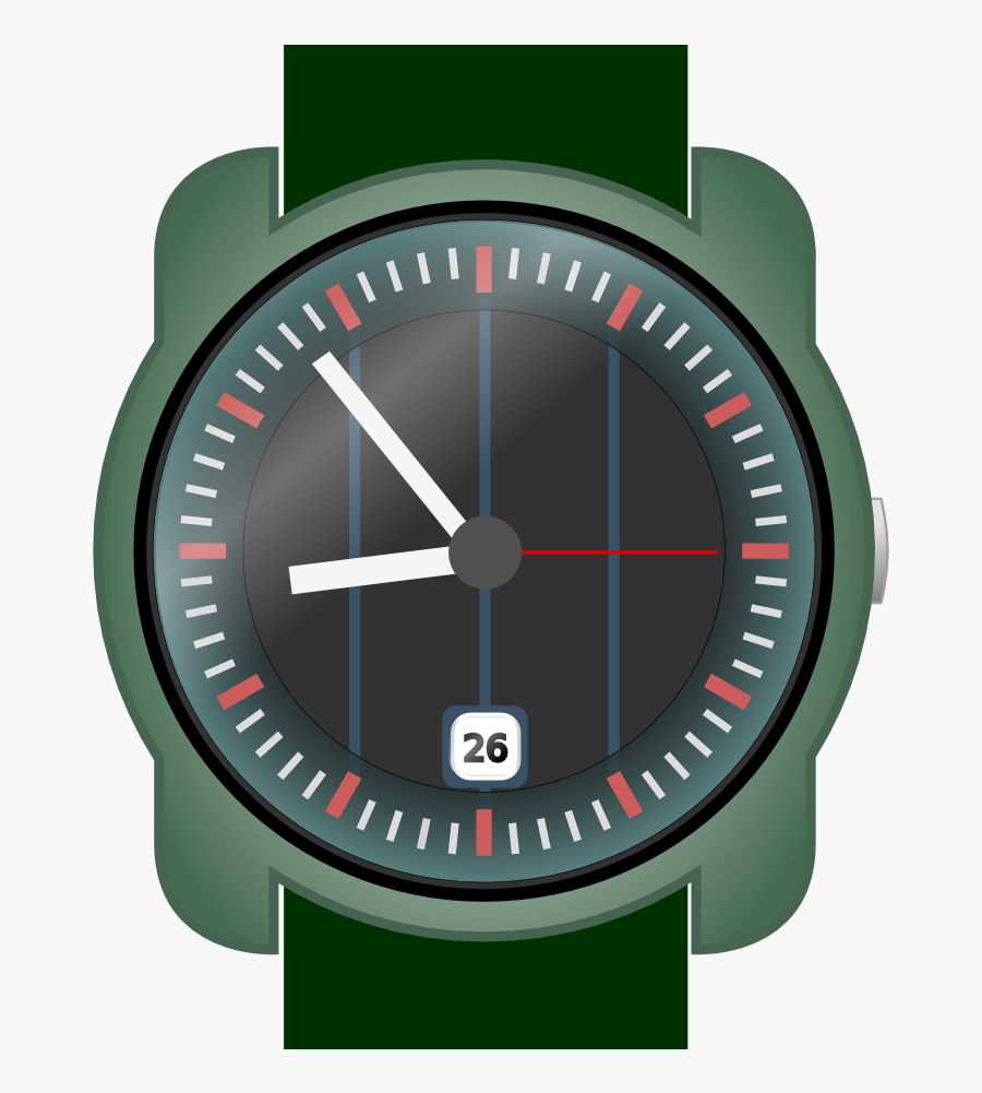 Analog Wrist-watch - Face Id Setup Screen, Transparent Clipart