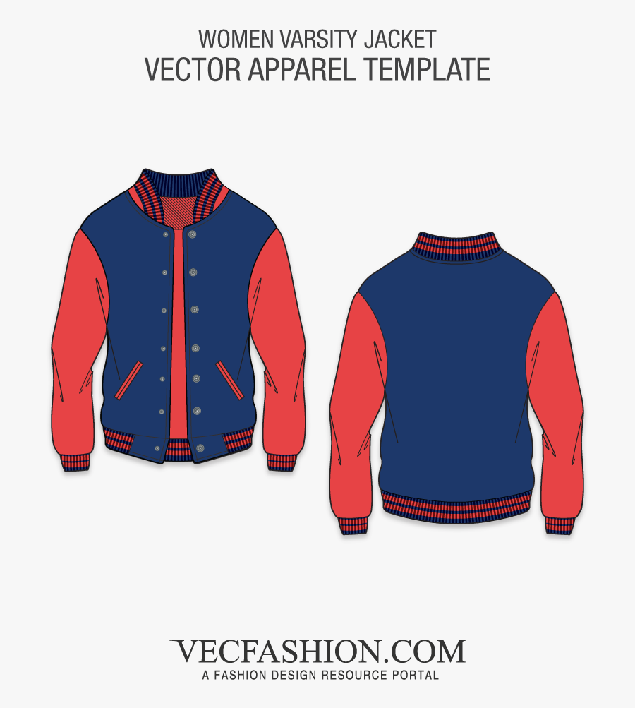 Clip Freeuse Stock Preserver Clipart Varsity Jacket - Baseball Jacket Design Templates, Transparent Clipart