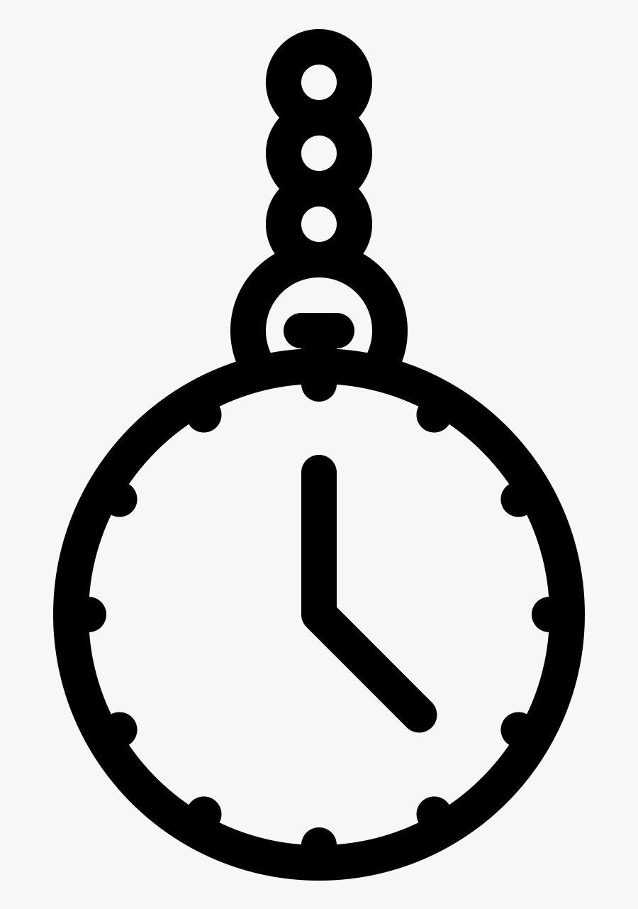 Pocket Watch Icon Png, Transparent Clipart