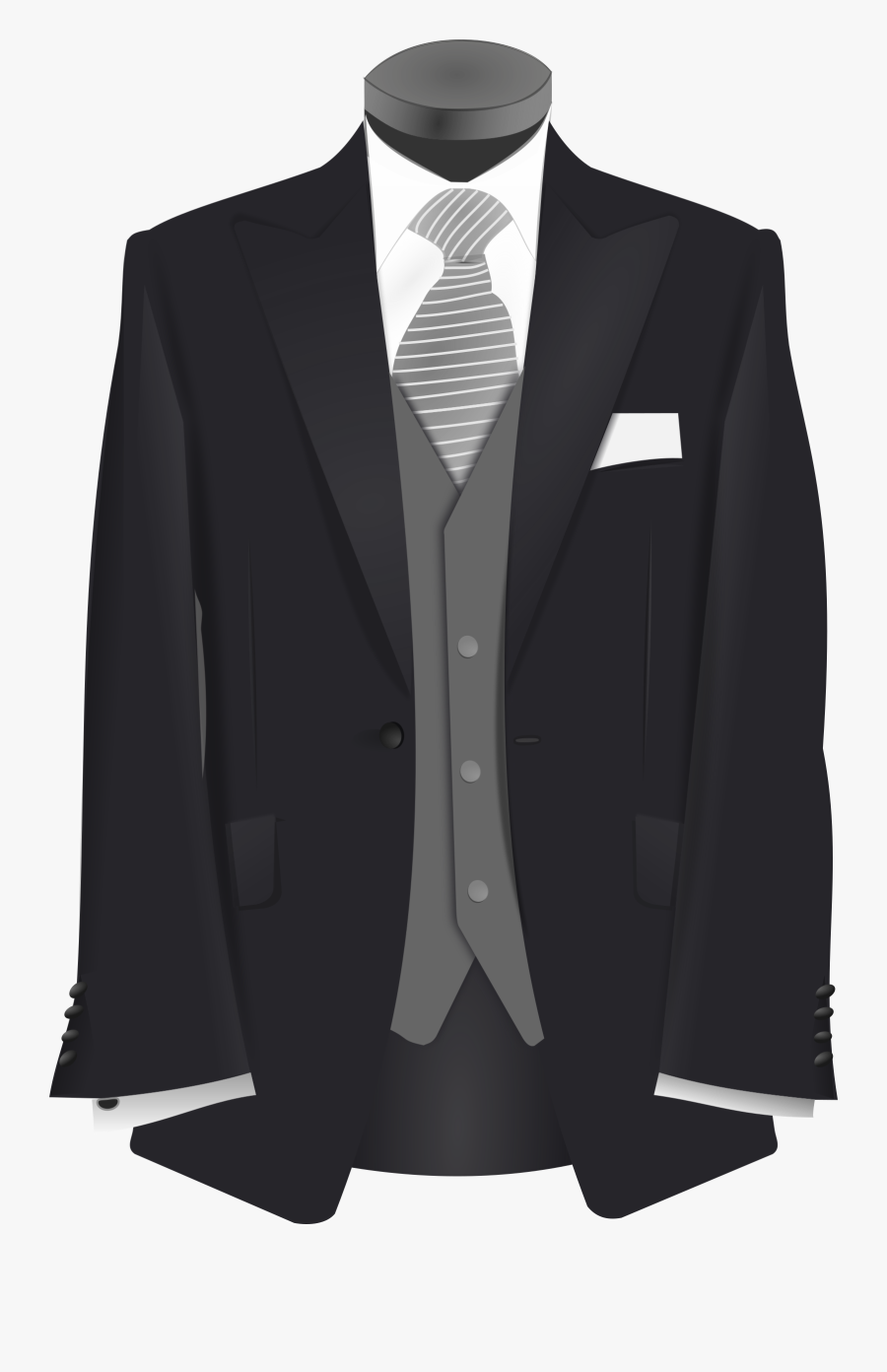 Wedding Suit - Clip Art Suit, Transparent Clipart