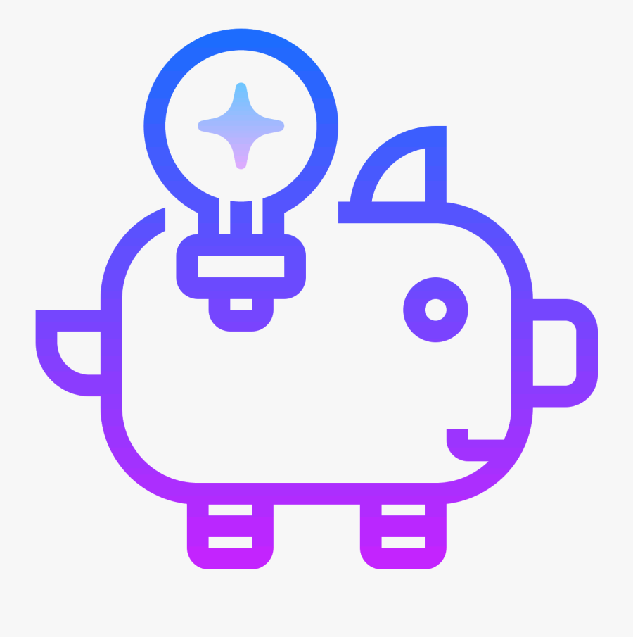 Idea Bank Icon, Transparent Clipart