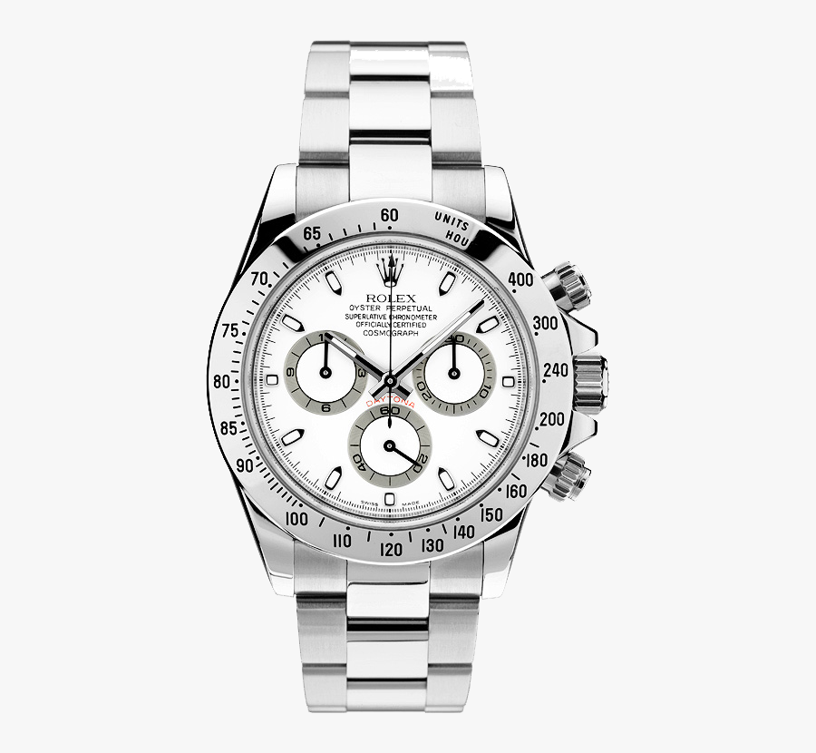 Rolex Watch Png Clipart - Rolex Daytona White Steel, Transparent Clipart