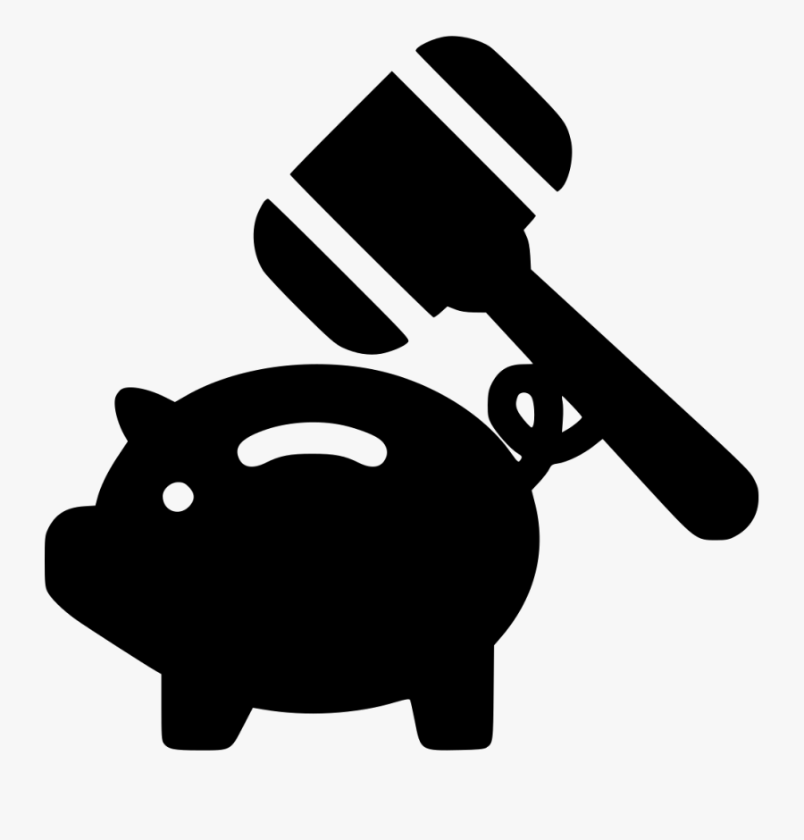 Break Piggy Bank Comments - Break Piggy Bank Icon, Transparent Clipart