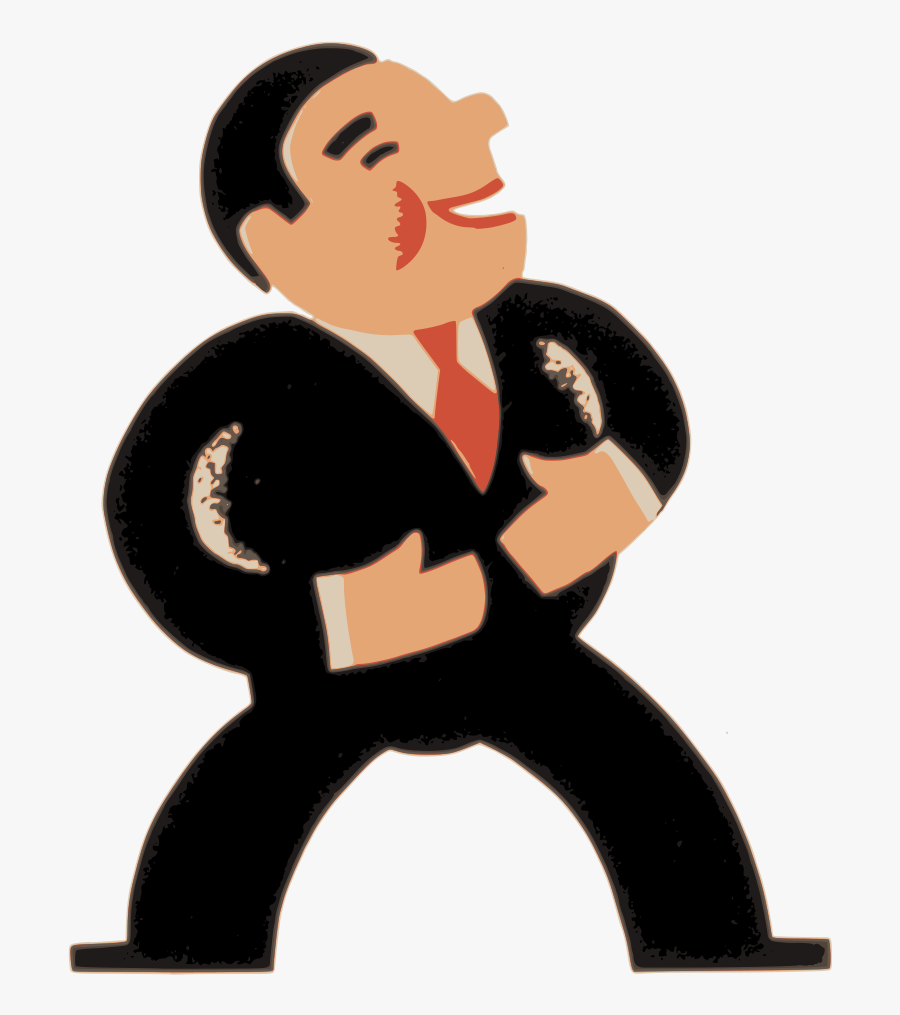 Cartoon Wearing Suit Clipart , Png Download - Cartoon Man In Suit, Transparent Clipart
