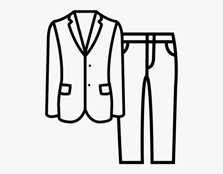 Jacket Clipart , Png Download - Suit Clipart Black And White, Transparent Clipart