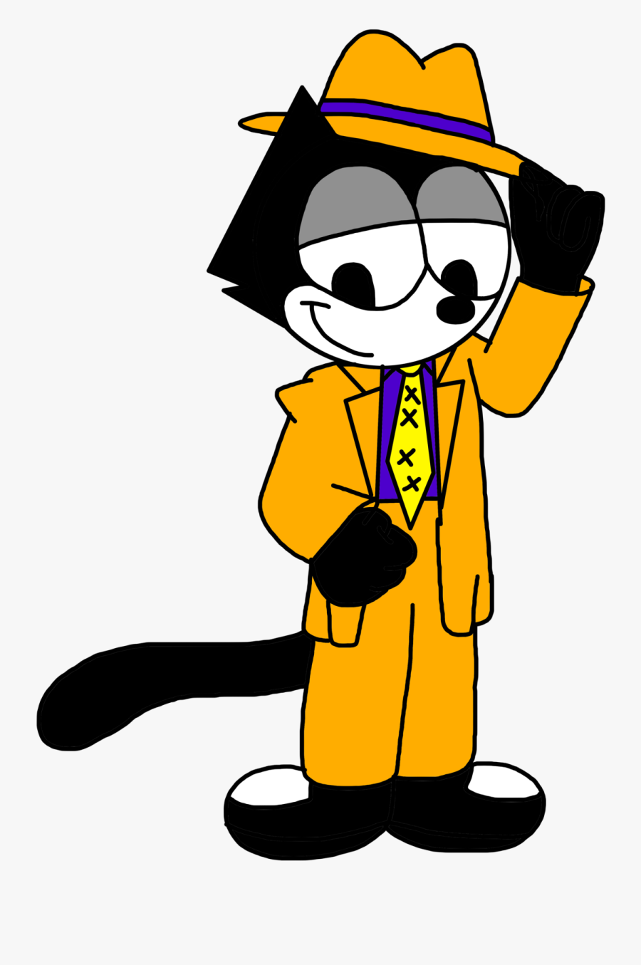 Little Guy In Line - Cartoon Zoot Suit Riot, Transparent Clipart