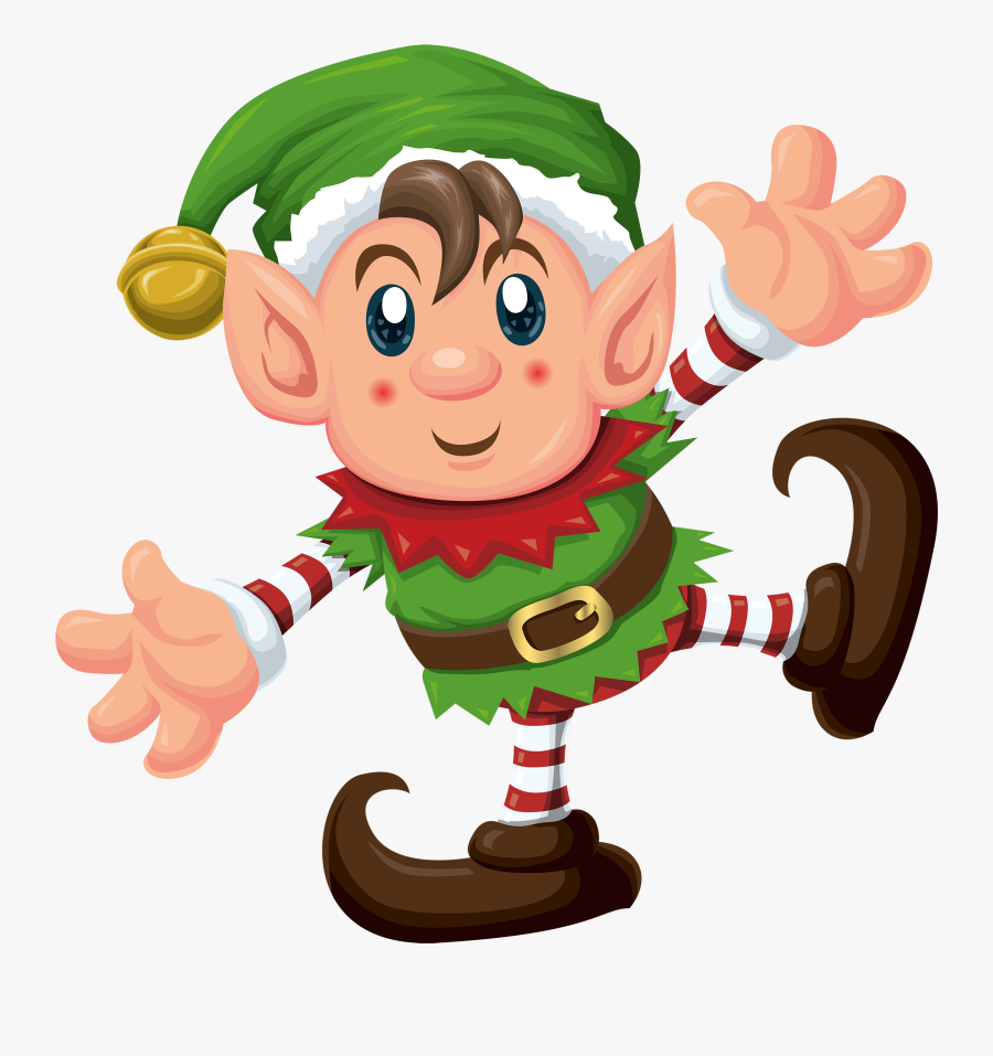 Cute Elf Png Clipart - Christmas Elf Clipart, Transparent Clipart