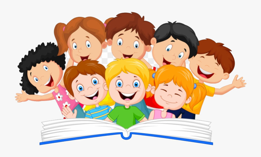 Reading Kids Clipart Children Transparent Png - Kids Reading Clipart, Transparent Clipart