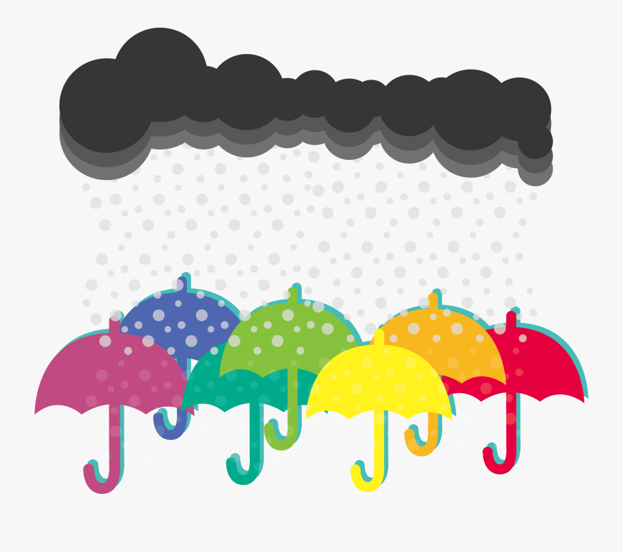 Rain Umbrella Clip Art, Transparent Clipart