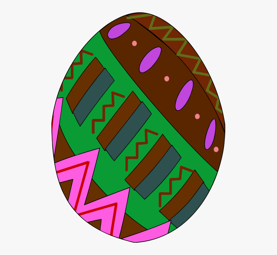 Pink,easter Egg,oval - Frying, Transparent Clipart