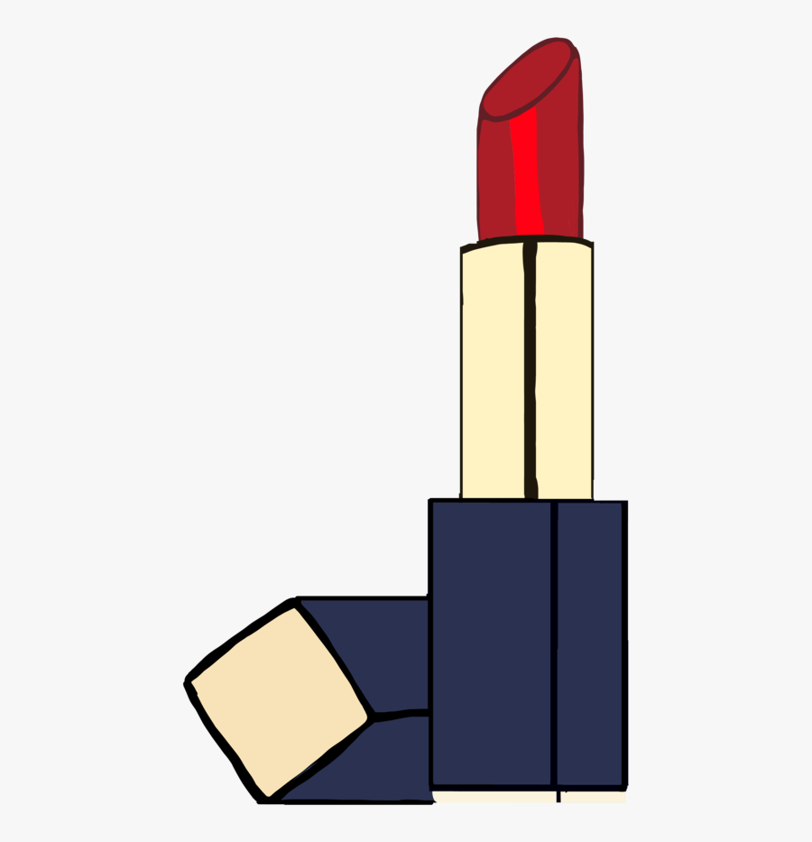 Drawing Lipstick Drawn Clipart , Png Download - Draw Lipstick, Transparent Clipart