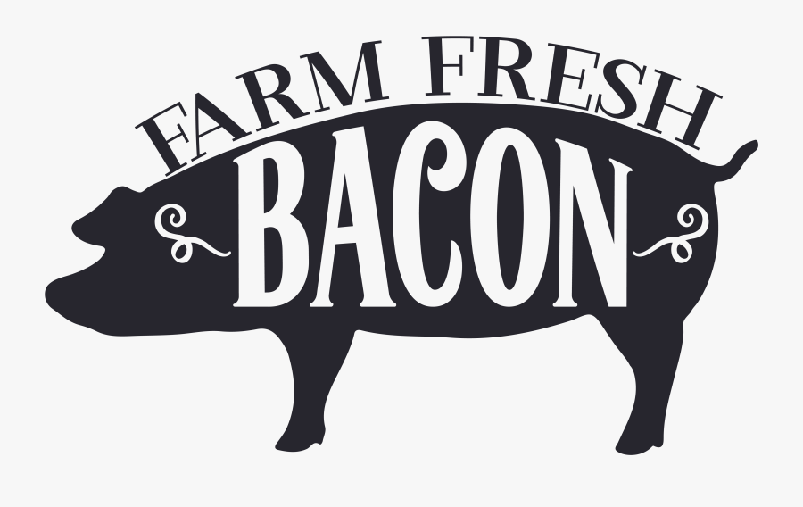 Farm Fresh Bacon - Punxsutawney Phil, Transparent Clipart