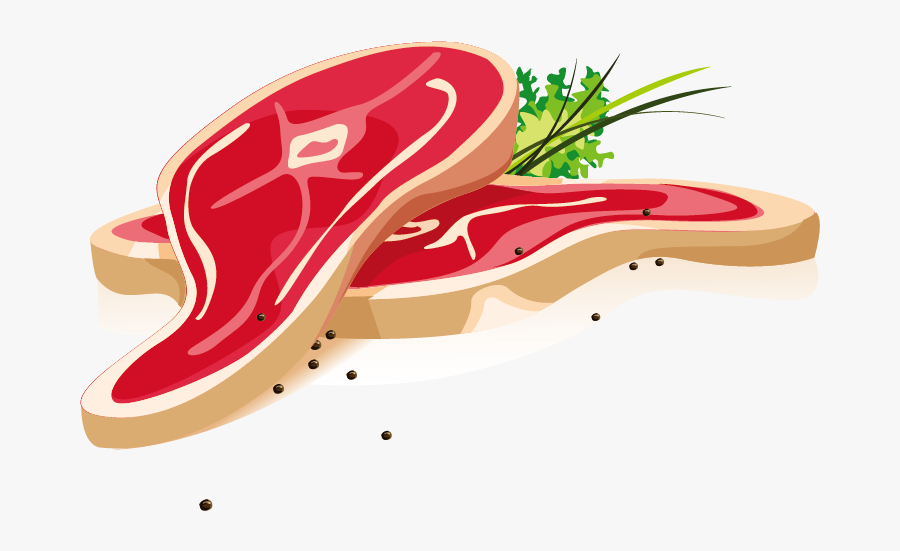 Ham Meat Beef - Meat Vector Png, Transparent Clipart